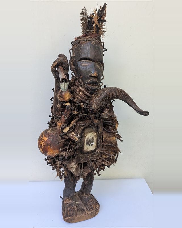 Kongo Nkisi Nkondi Power Figure, DRC/Angola
